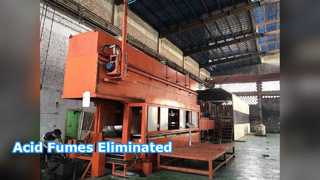 ห้องและเครื่องขัดพื้นแบบปิดผนึกควันกรด