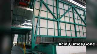 ระบบดูดควันกรด 900 Pa 10s