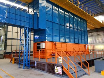 สายการชุบสังกะสีแบบทนทานร้อน 7.0x1.2x2.2m ถังสังกะสีพร้อมระบบป้องกันสิ่งแวดล้อม