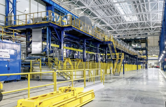 สายการผลิตเคลือบสังกะสีแบบจุ่มร้อน 0-15 เมตร/นาที พร้อมการเผาไหม้แบบพัลส์ความเร็วสูง