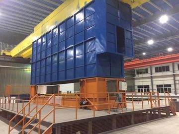 ความเร็วในการทำงาน 10-20m / Min Hot Dip Galvanizing เครื่อง พื้นผิวเหล็กด้วย ถังระบายความร้อน