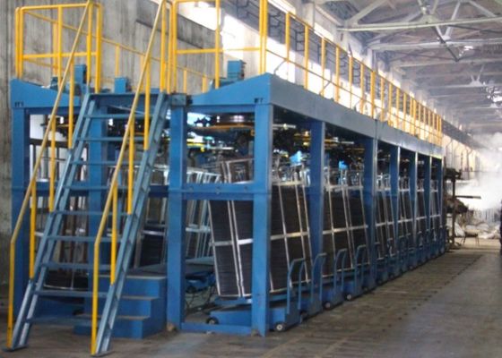 การผลิตลวดเหล็ก 45kw 0.8mm Hot Dip Galvanizing Line