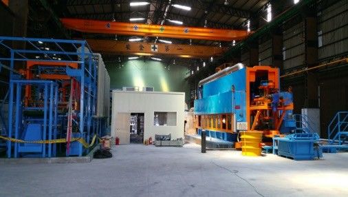 2600pa ท่อชิ้นส่วนขนาดเล็ก 15kw Hot Dip Galvanizing Line